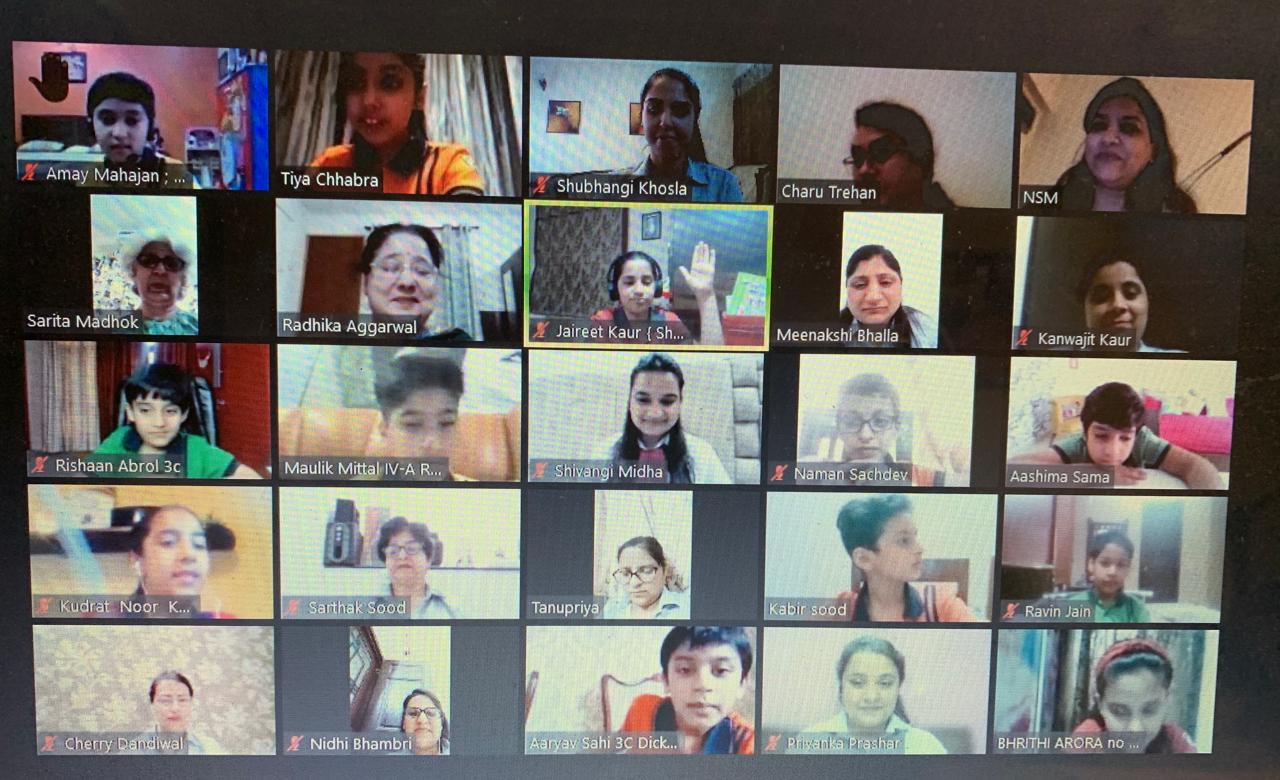 Virtual Inter House Spin A Yarn Competition, Grade III to V (10th May